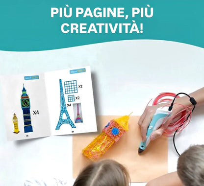 Let's Play 3D Pen Template Book – More Fun! 