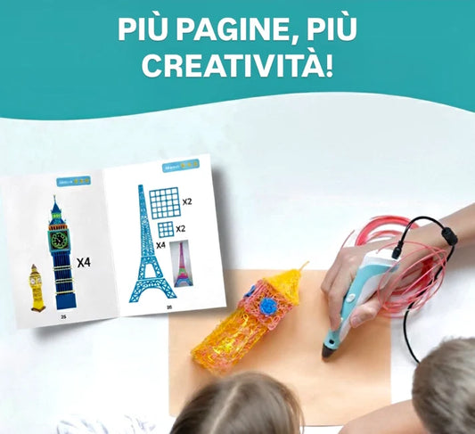 Let's Play 3D Pen Template Book – More Fun! 