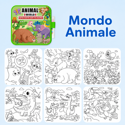 Mess-Free Reusable Water Coloring Book