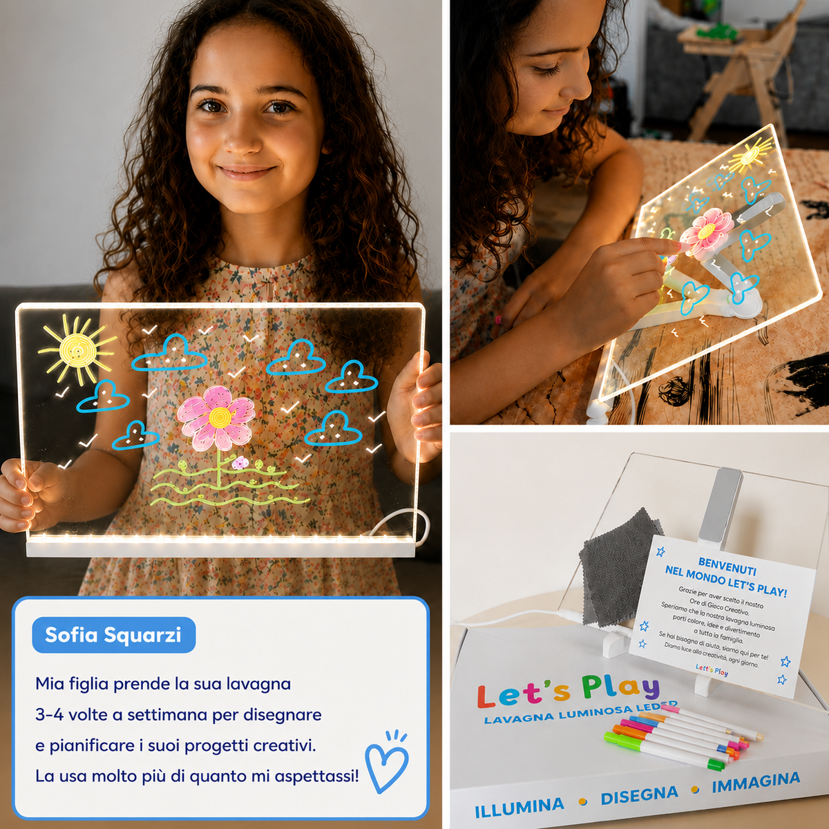 LED Light-Up Drawing Board