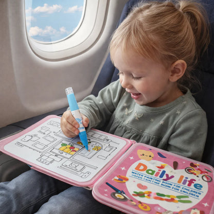 Mess-Free Reusable Water Coloring Book